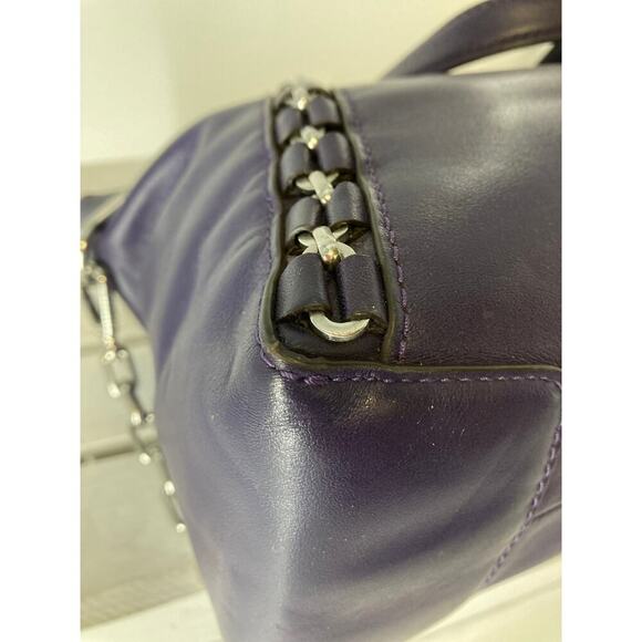 MICHAEL KORS, SMOOTH LEATHER DARK PURPLE WOMENS LARGE CROSSBODY BAG - Picture 10 of 15